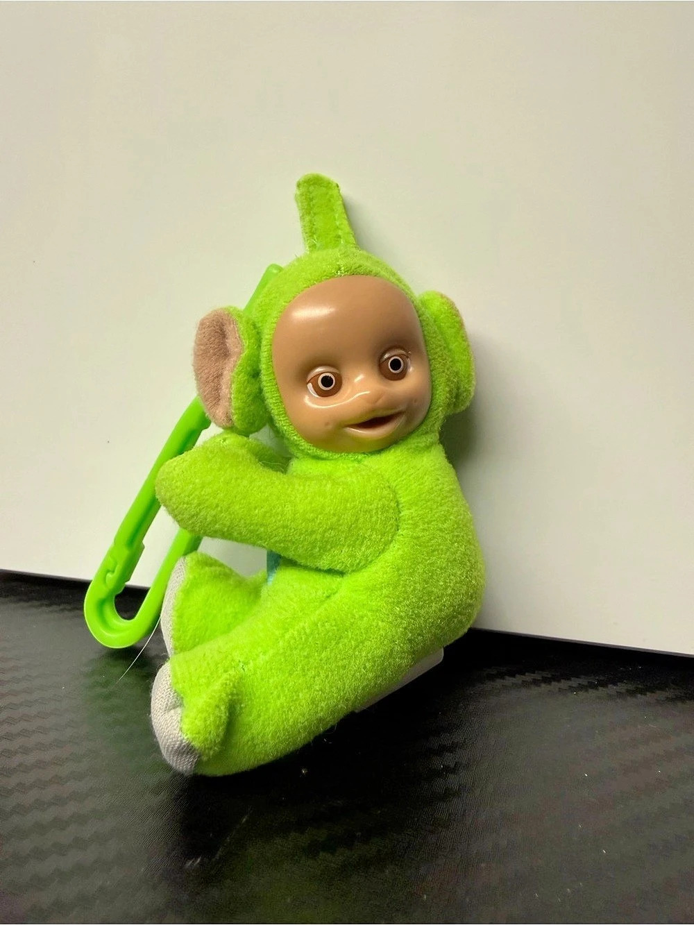 Vintage 2000 McDonald’s Teletubbies Dipsy Green Plush Clip